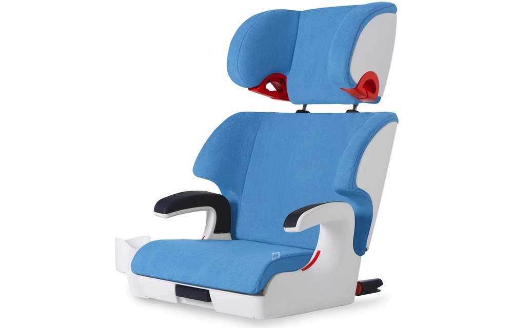 Clek Oobr Booster Car Seat In Ten Year Blue