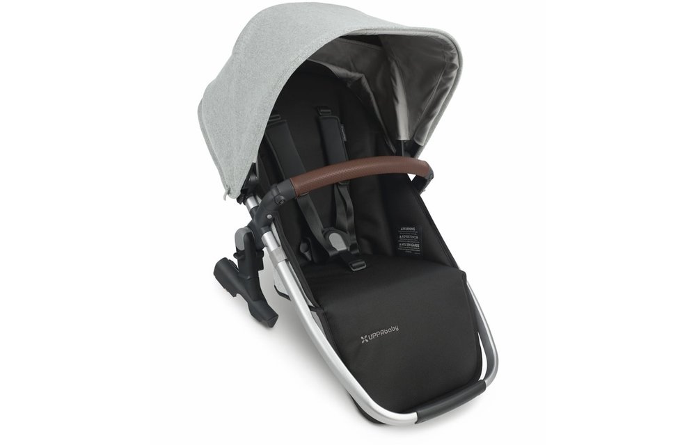 2020 Uppa Baby Vista Rumble Seat V2 (Only) In STELLA (Brushed mélange/silver/Chestnut Leather) ARRIVING 9/1/2020