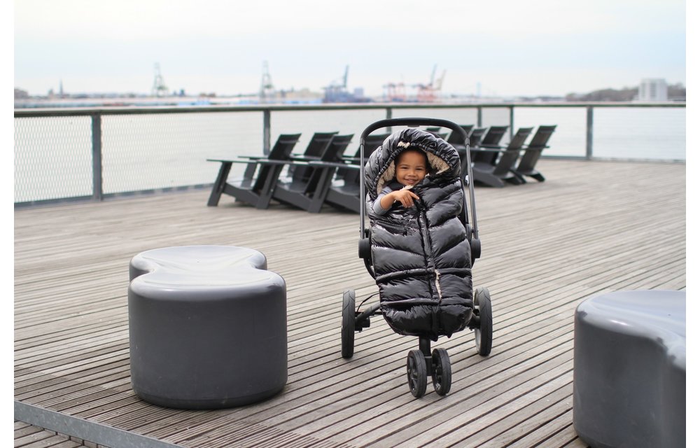 7 A.M. Enfant Evolution 212 Blanket In Black Polar- 6 Months -4 Toddler