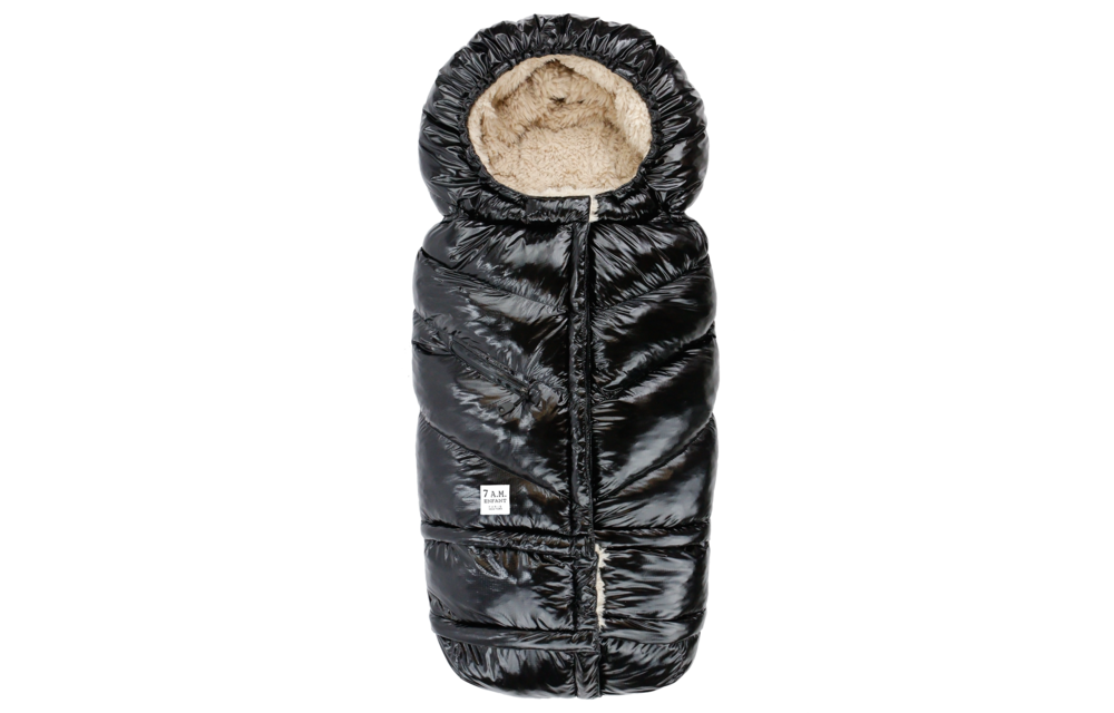 7 A.M. Enfant Evolution 212 Blanket In Black Polar- 6 Months -4 Toddler