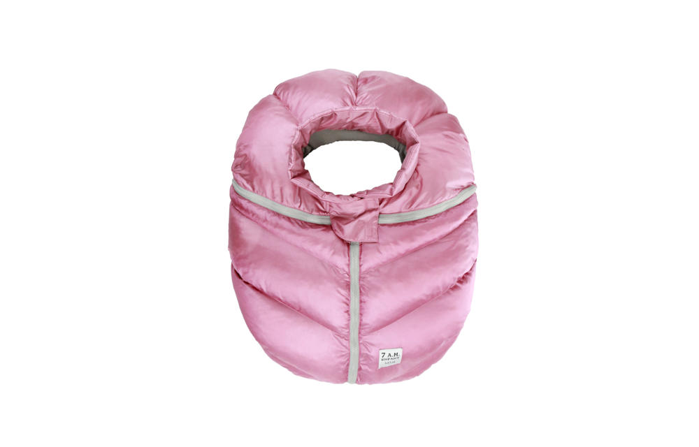 CLOSEOUT!! 7 A.M. Enfant Car Seat Cover -Cocoon In Metallic Lilac 0-12 Months