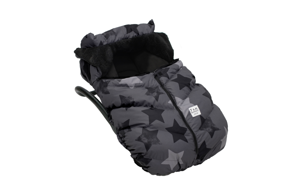 7 A.M. Car Seat Cover - Cocoon In Print Stella 0-12 Months