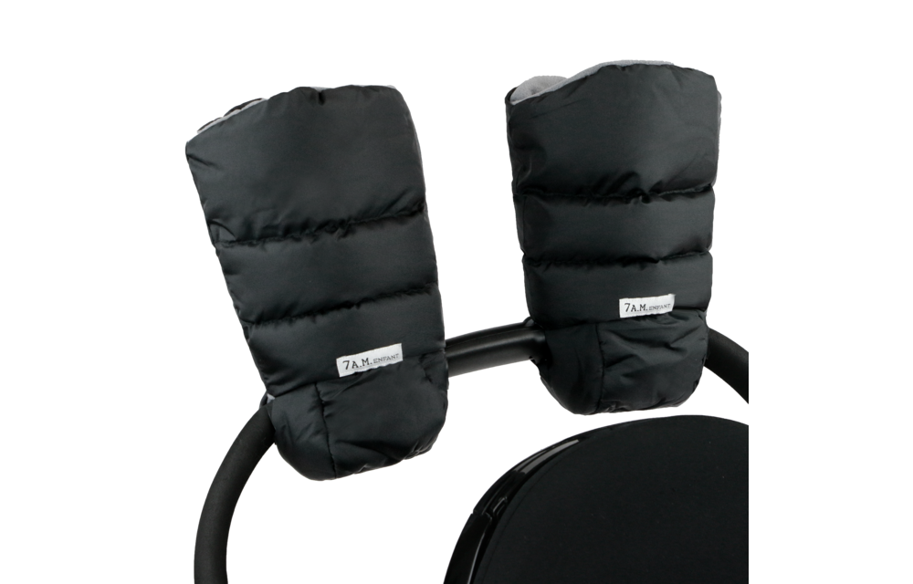 7 A.M. Enfant Warmmuffs In Black