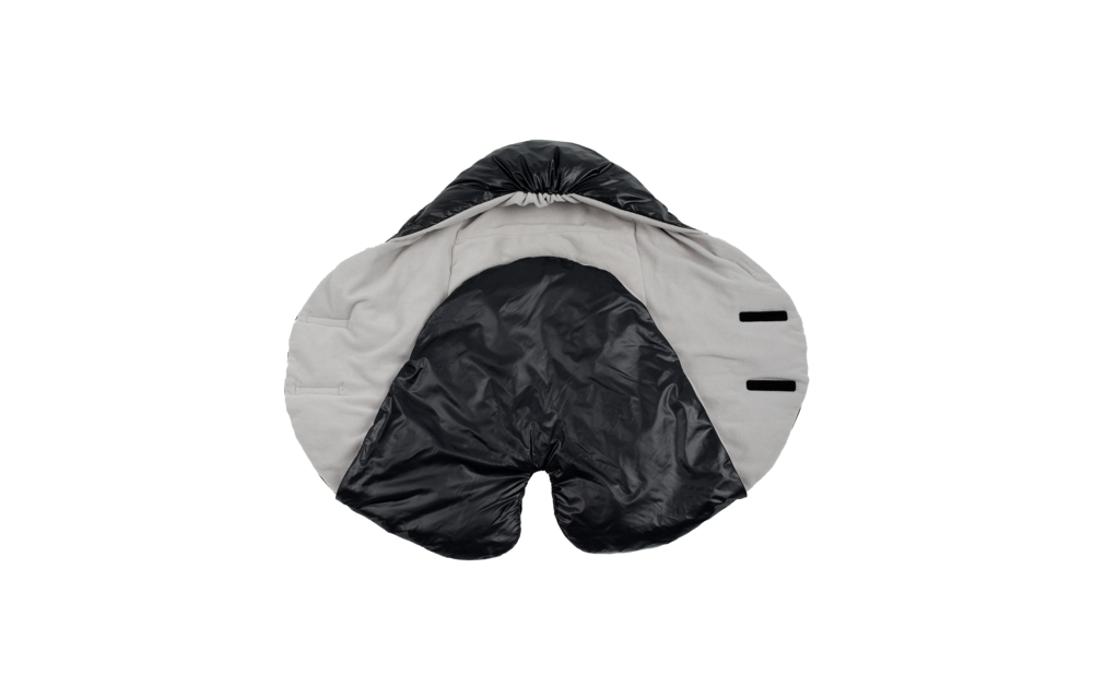 7 A.M. Enfant Nido Winter Infant Wrap In Black - Small 0-6 Months
