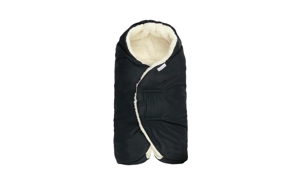 7 A.M. Enfant Nido Cloud Heavyweight In Black- Large 6-18 Months