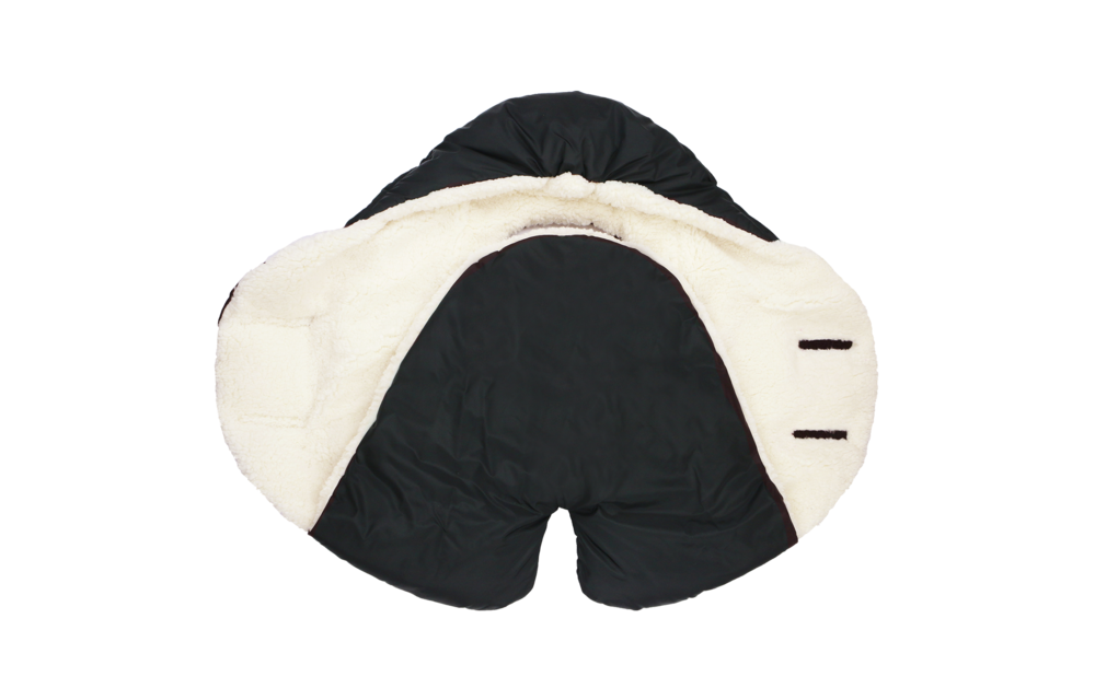 7 A.M. Enfant Nido Cloud Heavyweight In Black- Large 6-18 Months