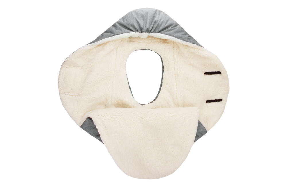 7 A.M. Enfant Nido Cloud Heavyweight In Heather Grey - Large 6-12 Months