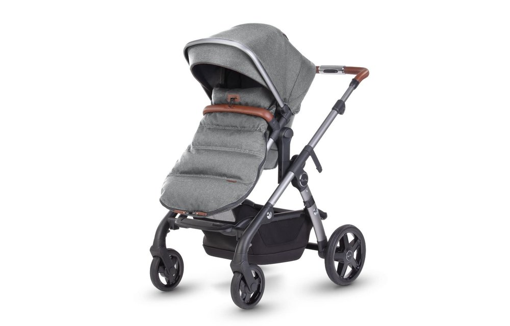Silver Cross Wave Footmuff - Zinc