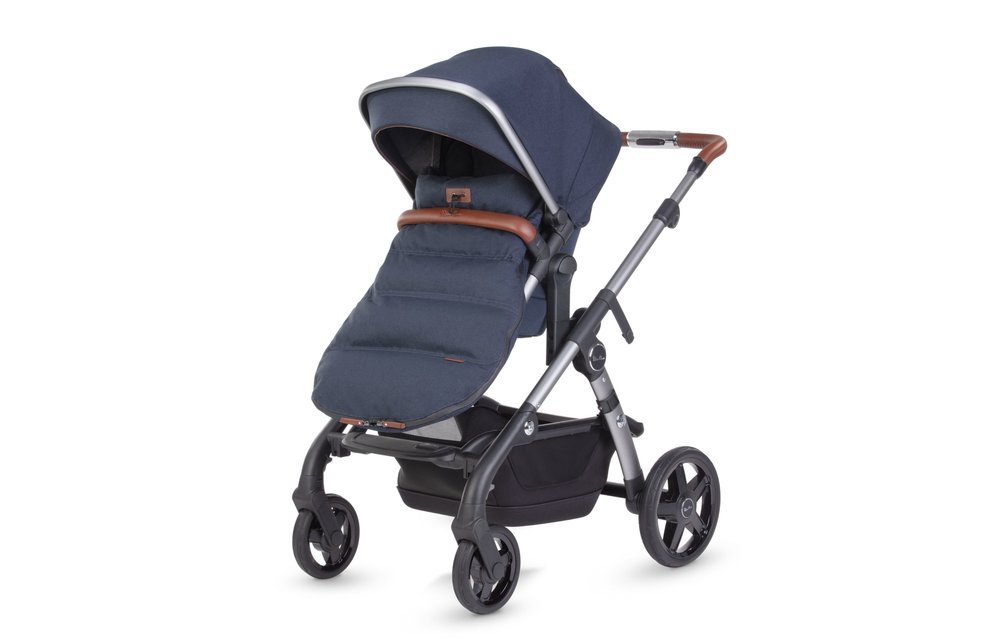 Silver Cross Wave Footmuff - Indigo