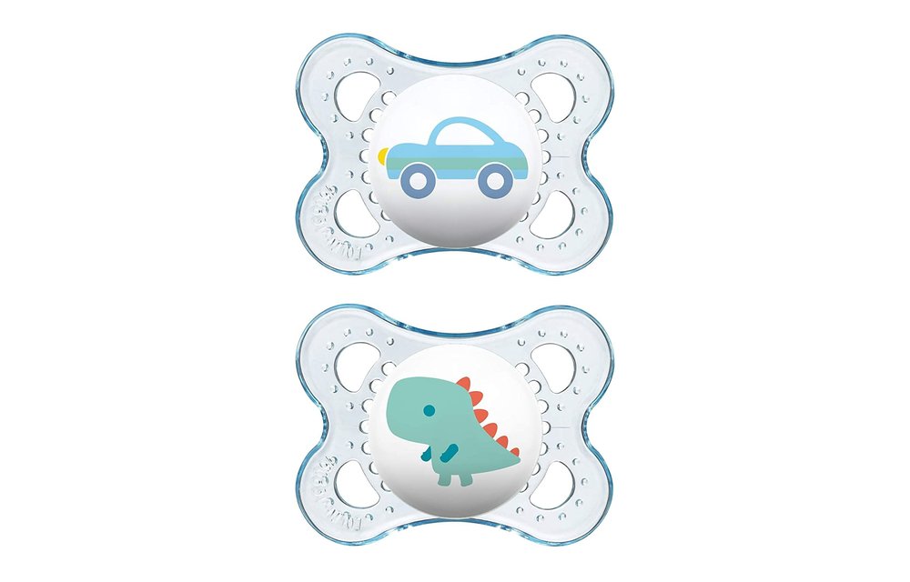 Mam Original Silicone Pacifier 2-Pack (Assorted) - 6 + Months