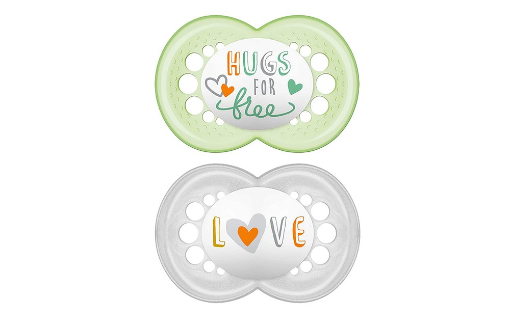 Mam Attitude Silicone Pacifier 2-Pack (Assorted) - 6 + Months