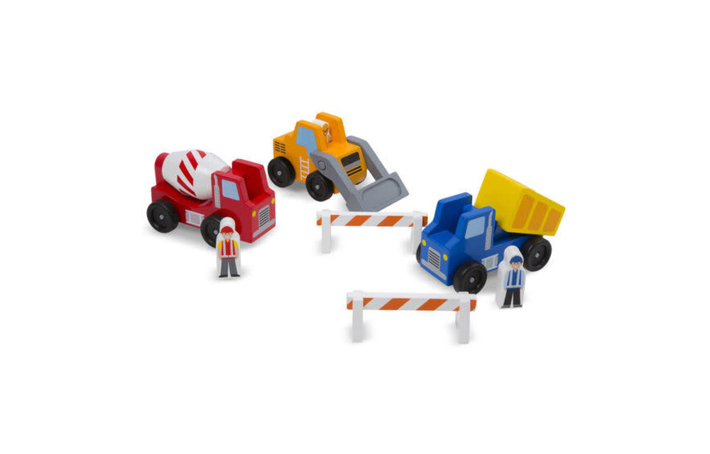 Melissa And Doug Construction Vehicle Set