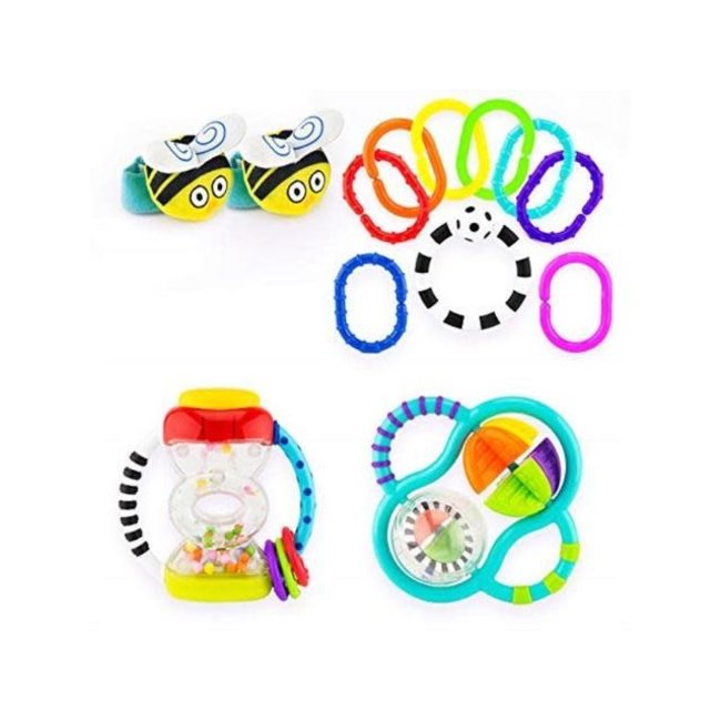 Buy Mee Mee BPA Free Baby Rattles Set | Baby Rattle Gift Set Made of Food  Grade Plastic | Gifts for New Born, Girls, Boys (5 Rattles) Online at Best  Prices in India - JioMart.