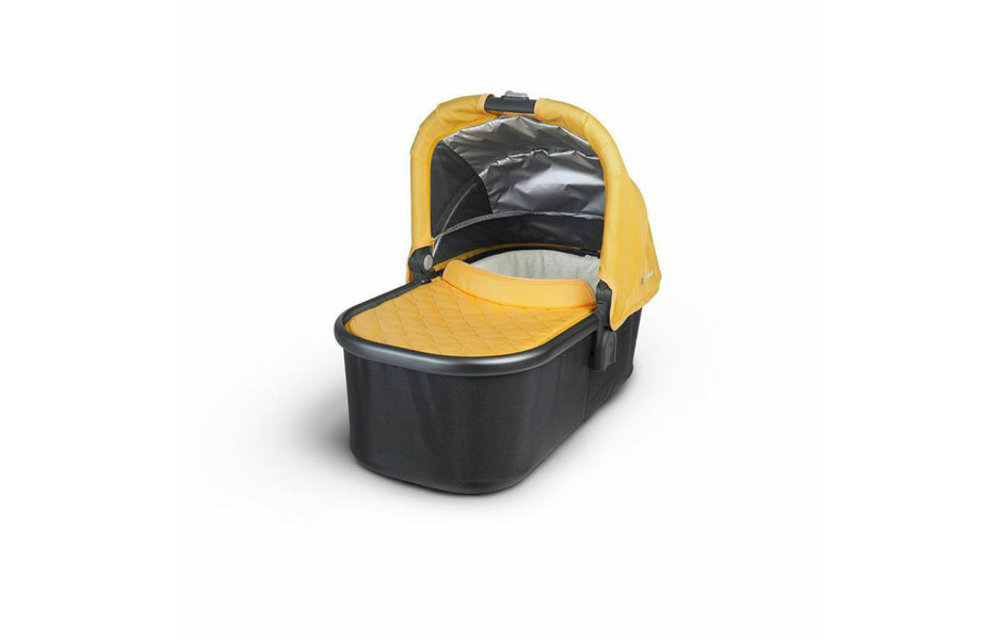 CLOSEOUT!! 2015 Uppa Baby Vista-Cruz Bassinet In Maya (Marigold - Carbon)
