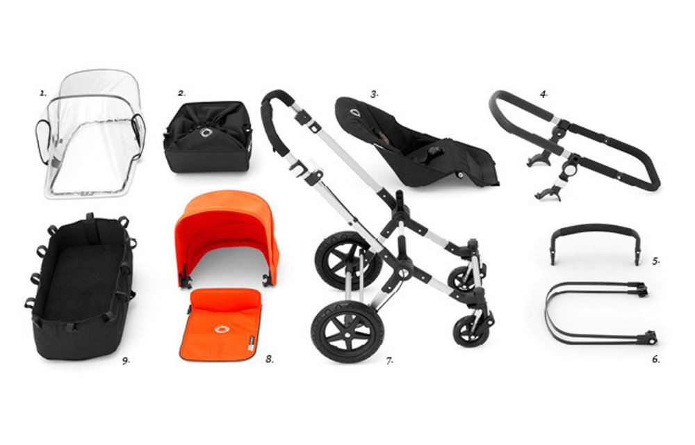 CLOSEOUT!! 2016 Bugaboo Cameleon3 Base In Black With Aluminum Frame