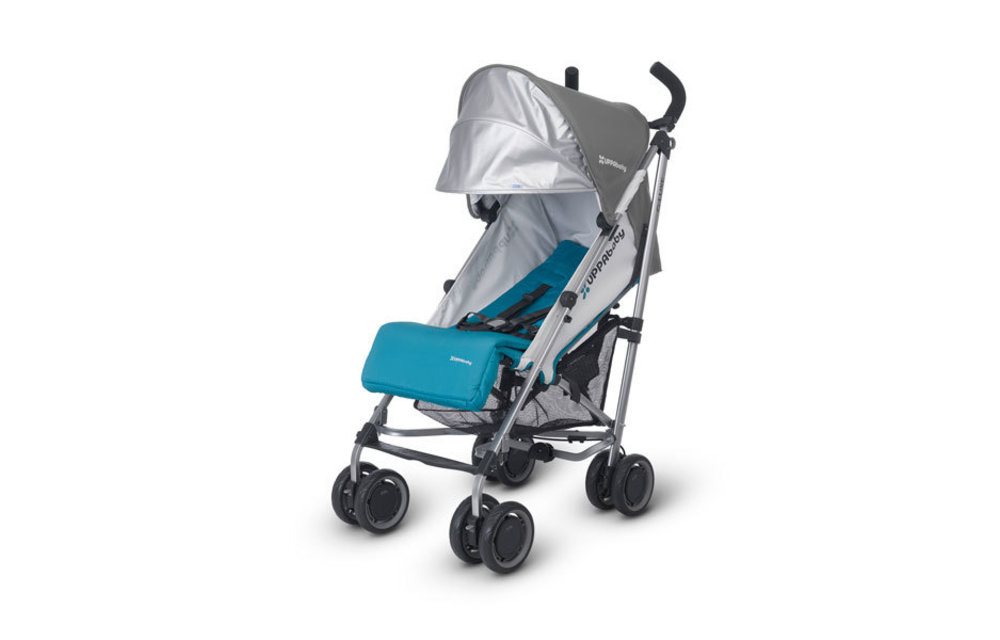 CLOSEOUT!! 2015 Uppa Baby G-Luxe Stroller In Sebby (Teal-Silver)