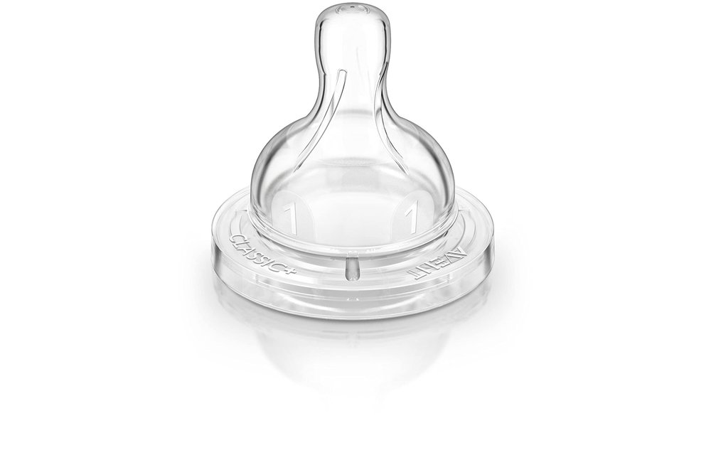 Philips AVENT Anti-Colic Nipple, Clear, (2 Medium Flow)