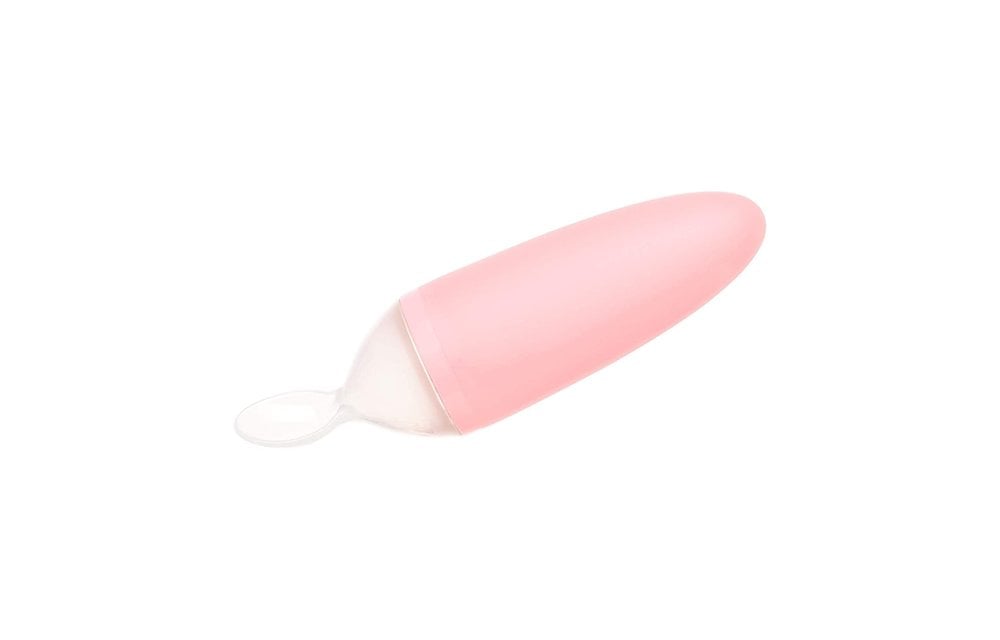 Boon Squirt Baby Food Dispensing Spoon In Light Pink