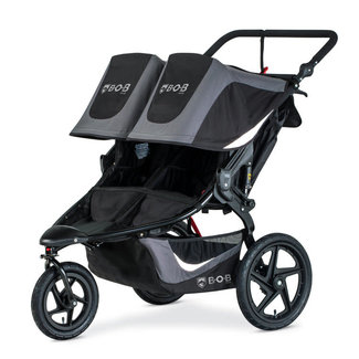 BOB Bob Revolution Flex 3.0 Duallie Double Jogging Stroller - Graphite Black