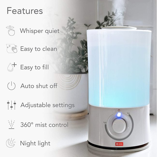 The First Year's American Red Cross Baby Glow Humidifer