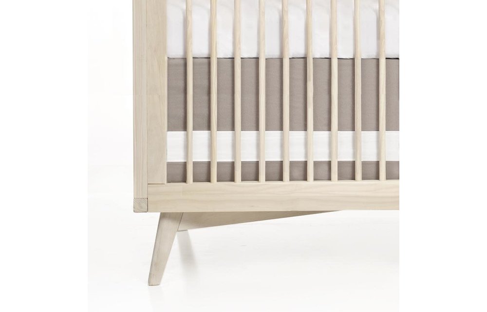 Oilo Crib Skirt In Dove