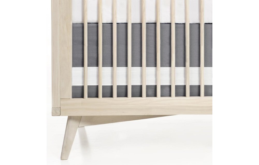 Oilo Crib Skirt In Stone