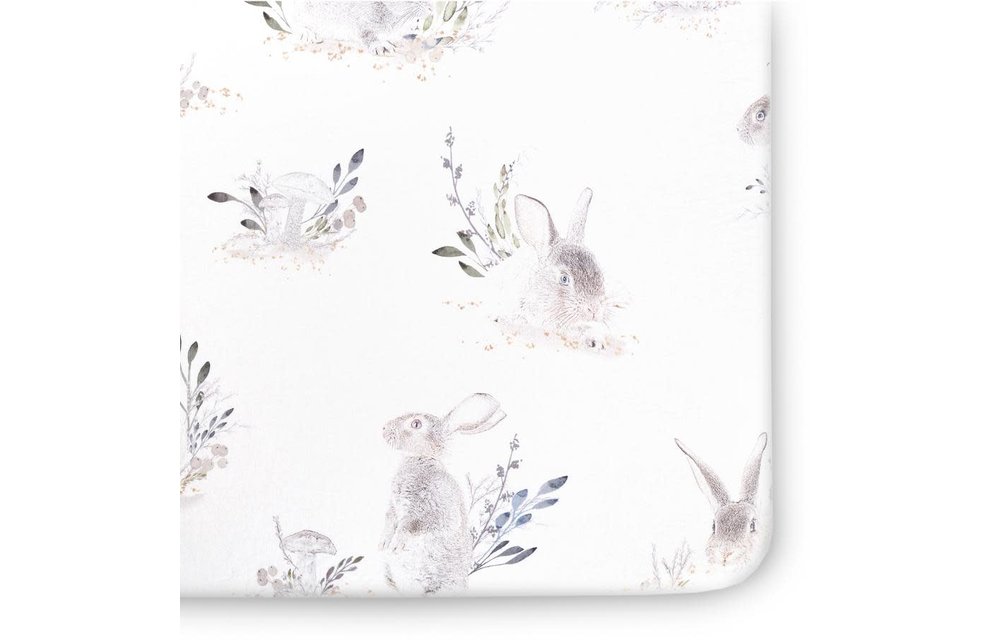 Oilo Crib Sheet In Cotton Tail