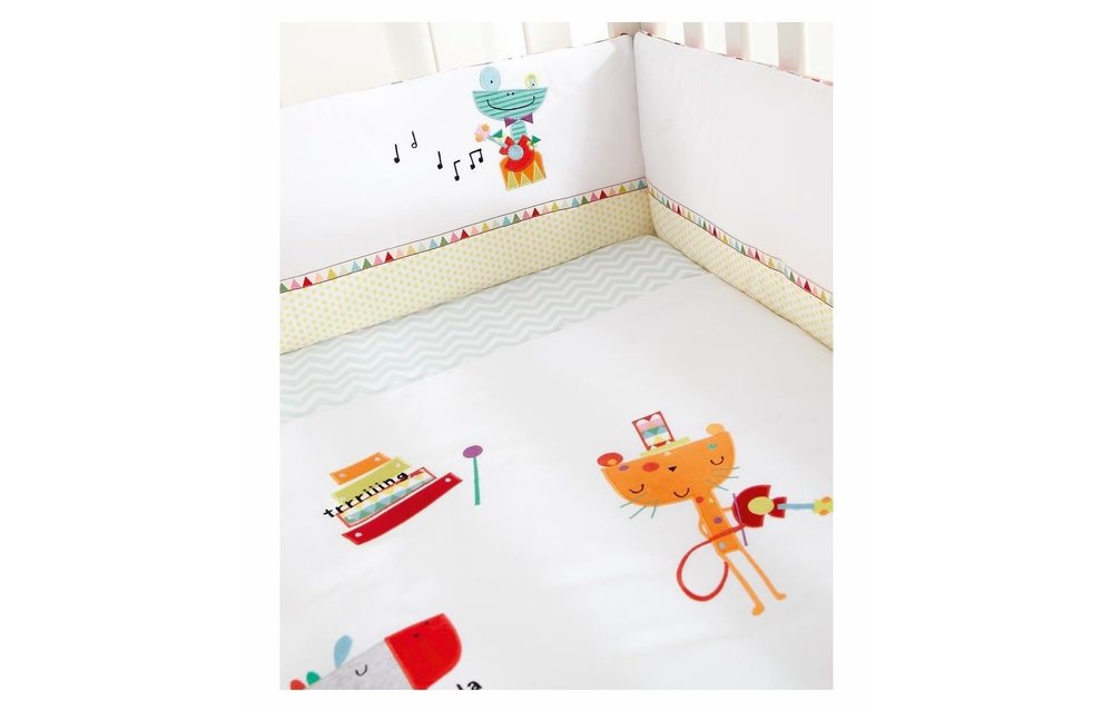 Mamas And Papas 4 Piece Crib Bedding Set In Pippop