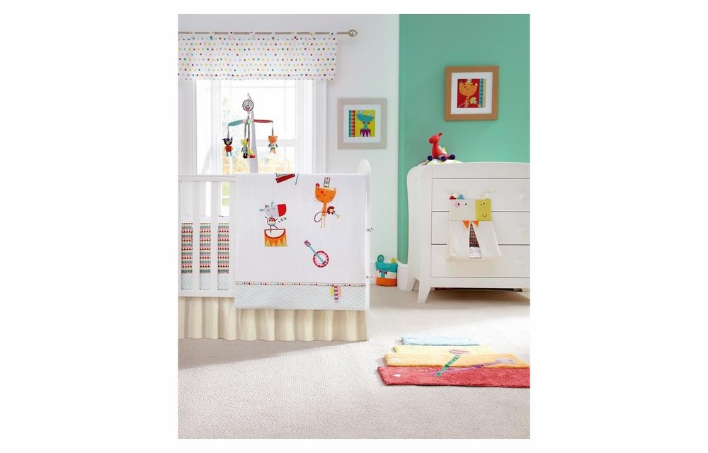 Mamas And Papas 4 Piece Crib Bedding Set In Pippop