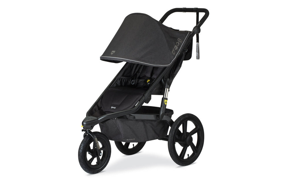 2020 BOB Alterrain Single Jogging Stroller - Melange Black