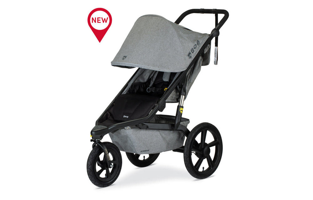 2020 BOB Alterrain Single Jogging Stroller - Melange Gray