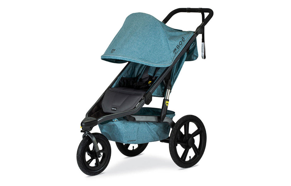 2020 BOB Alterrain Single Jogging Stroller - Melange Teal