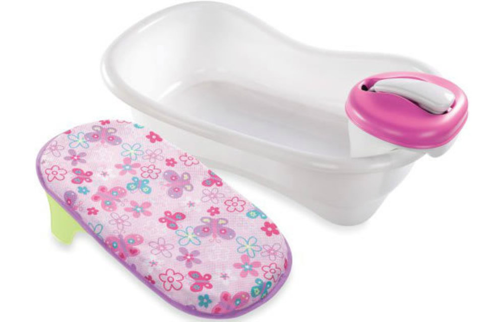 Summer Infant Deluxe Bath And Shower Center In Pink