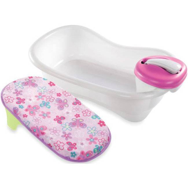 Summer Infant Deluxe Bath Tub And Shower Center In Pink