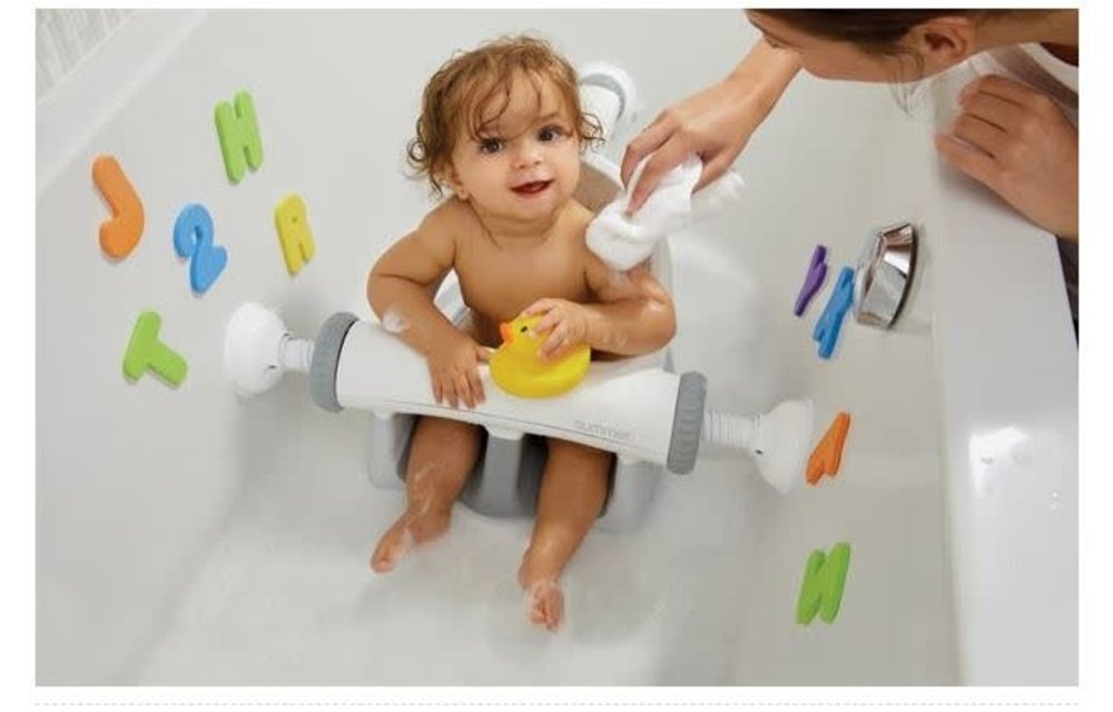 Summer Infant My Bath Seat Soft Support In Grey