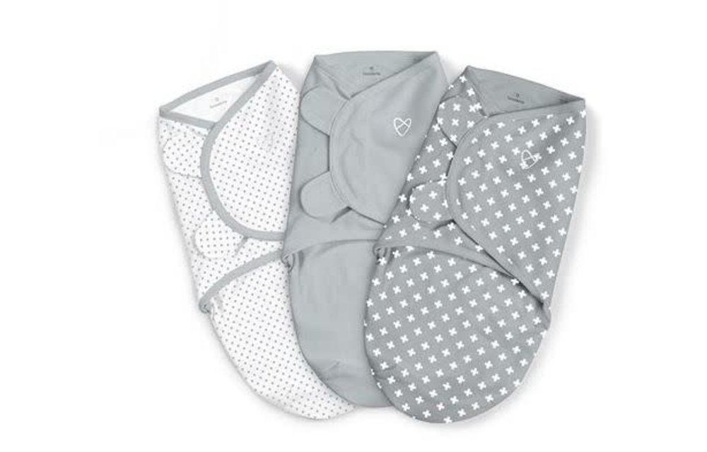 Summer Infant SwaddleMe® Original Swaddle 3-PK Criss Cross Polka Dot (SM)