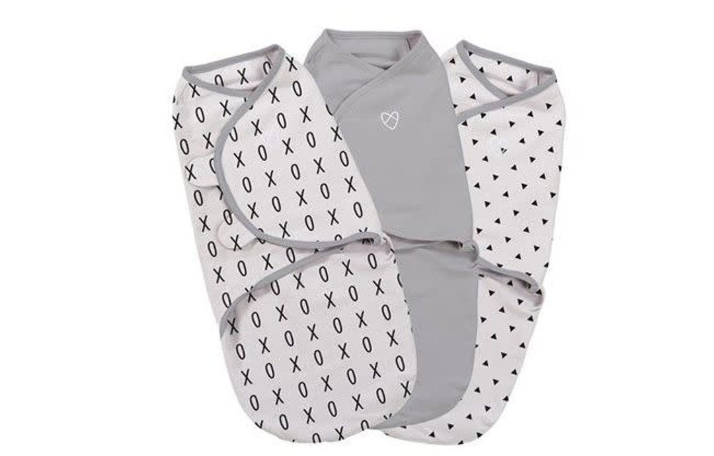 Summer Infant SwaddleMe® Original Swaddle – Size Small, 0-3 Months, 3-Pack (XO)