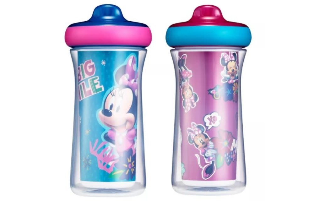 The First Years Disney Minnie Mouse ImaginAction Insulated Hard Spout Sippy Cups - 9oz 2pk