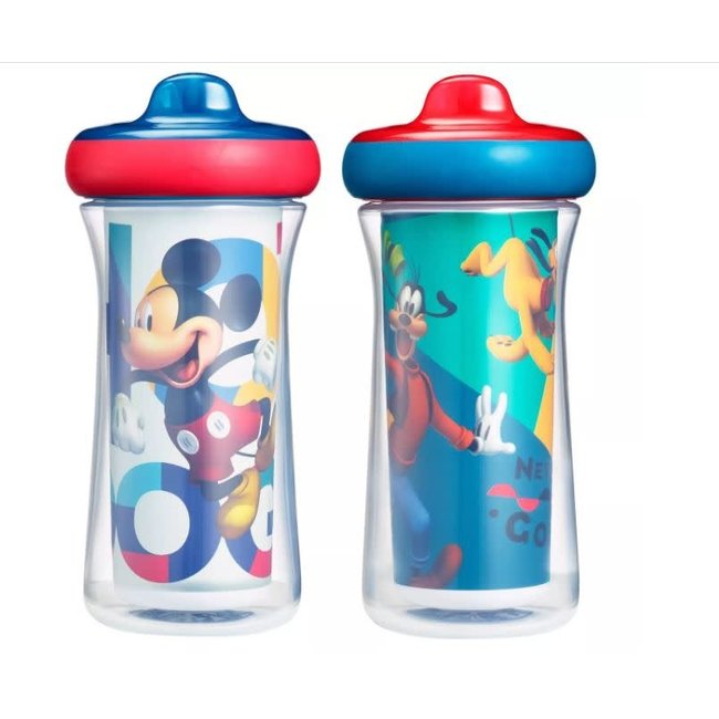 The First Years Disney Mickey Mouse ImaginAction Insulated Hard Spout Sippy Cups - 9oz 2pk