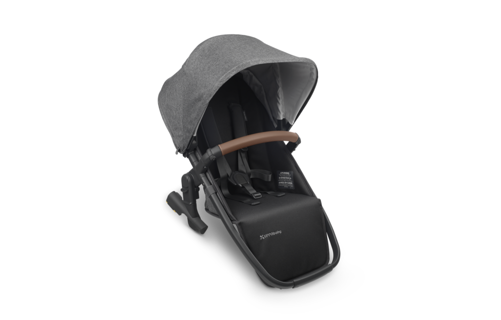 2020 Uppa Baby Vista Rumble Seat V2 (Only) In Greyson (Charcoal Melange/Carbon/saddle leather)