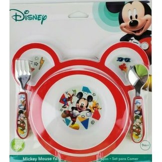 The First Years The First Years Disney Baby Mickey Mouse Feeding Set, 4 Pieces