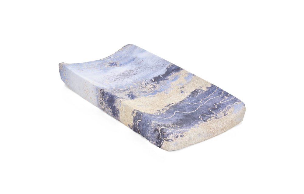 Oilo Changing Pad Sheet In Midnight Sky (Jersey Fabric)