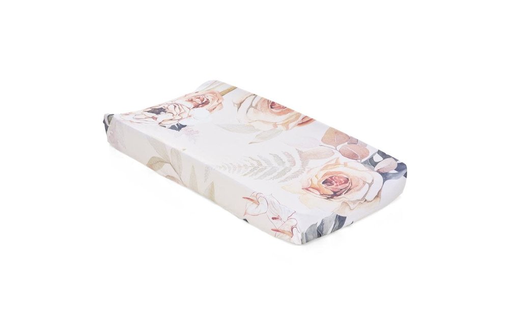 Oilo Changing Pad Sheet In Vintage Bloom (Jersey Fabric)