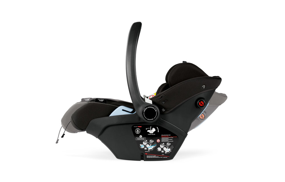 Peg Perego Primo Viaggio Nido Lounge (RECLINES) 4-35 In Onyx-Black