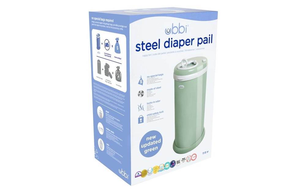 Ubbi Diaper Pail In Sage