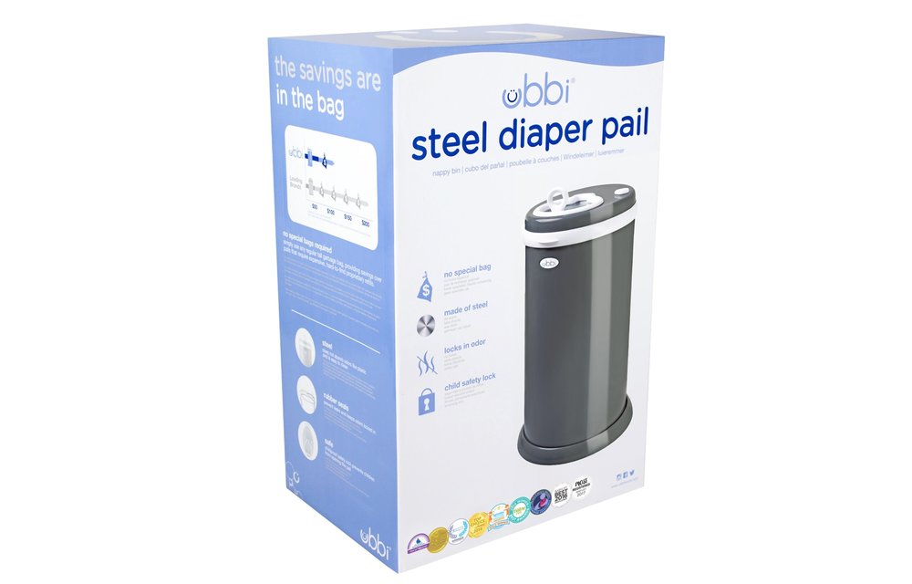 Ubbi Diaper Pail In Slate