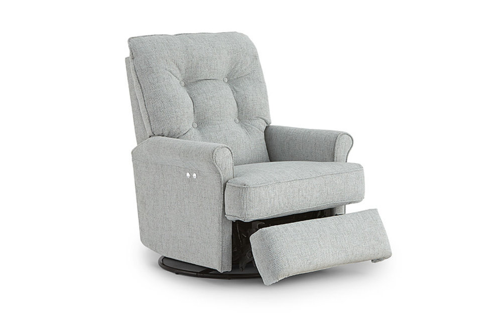 Best Chairs Story Time Carissa Swivel Glider Recliner- Custom Design Your Own Color
