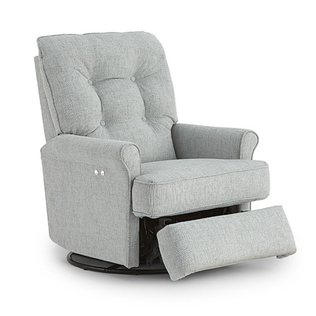 Best Chairs Story Time Carissa Swivel Glider Recliner- Choose From Many Colors