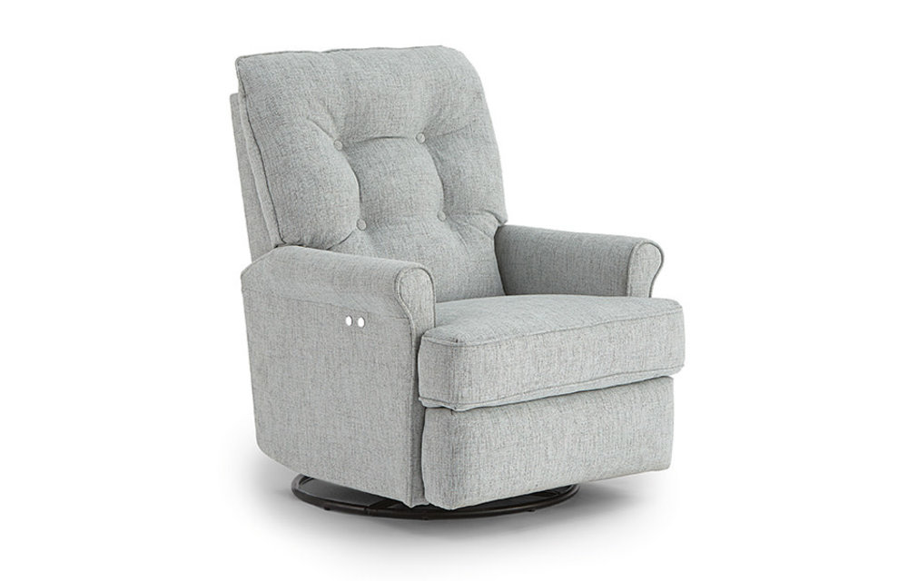 Best Chairs Story Time Carissa Swivel Glider Recliner- Custom Design Your Own Color