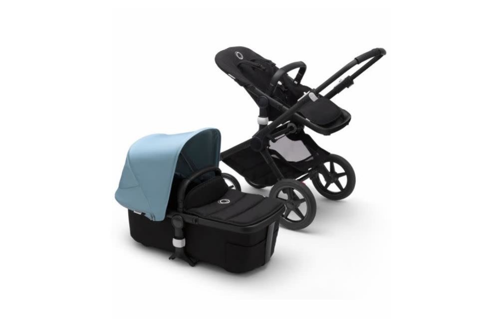 Bugaboo Fox2 Complete Stroller - Black/Black/Vapor Blue